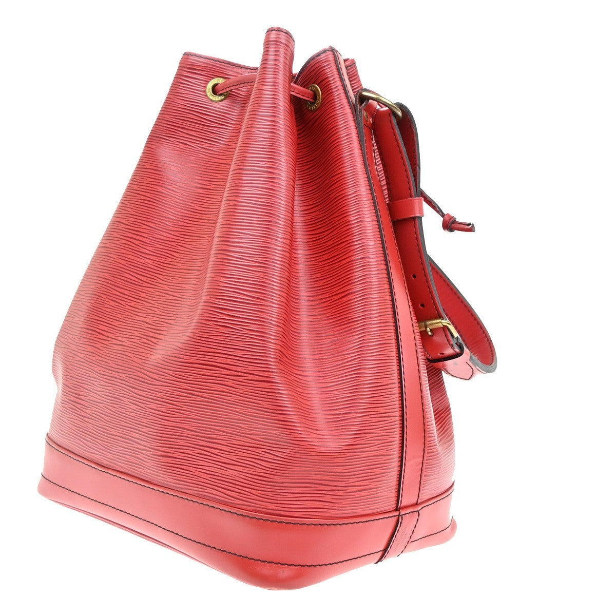 Louis Vuitton Noe Handbag Epi Leather, RED, LEATHER, Handbag