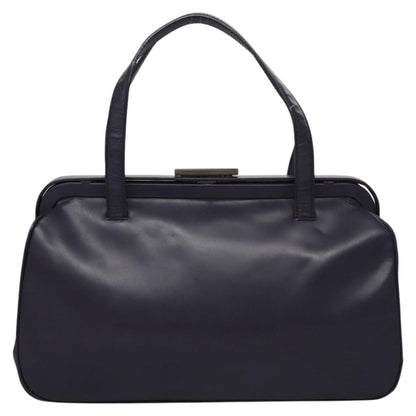 Prada Vintage Handbag Leather, PURPLE, LEATHER, Handbag
