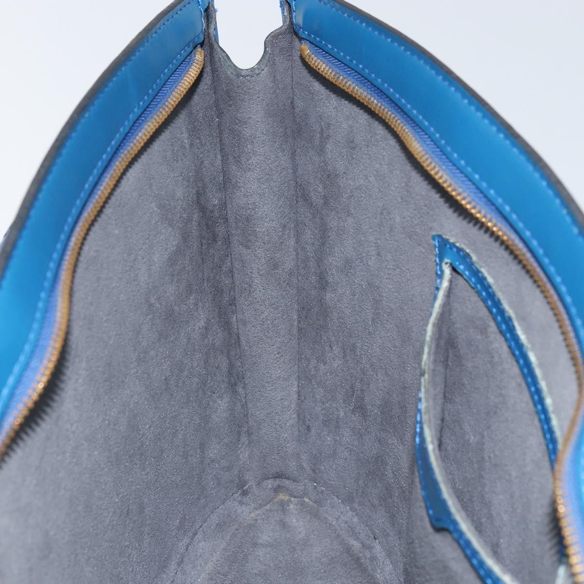 Louis Vuitton Saint Jacques Handbag Epi Leather, BLUE, LEATHER, Shoulder bag