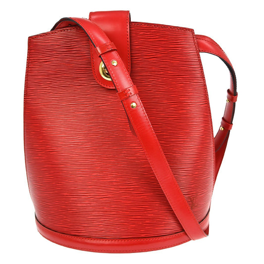 Louis Vuitton Cluny Shoulder Bag Epi Leather, Red, Leather, Shoulder Bag
