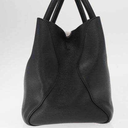 Christian Dior Open Bar Bag Leather, BLACK, LEATHER, Handbag