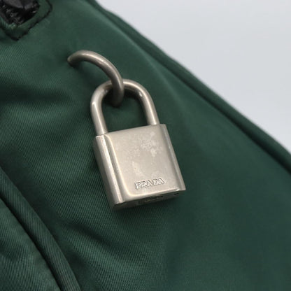 Prada Vintage Handbag Tessuto, GREEN, NYLON, Handbag