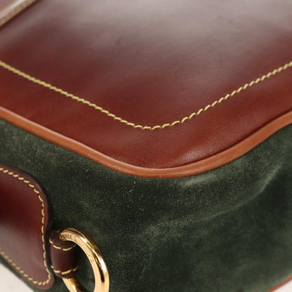 Loewe Anagram Shoulder Bag Suede, BROWN, SUEDE, Shoulder bag