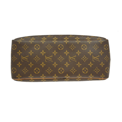 Louis Vuitton Deauville Handbag Monogram Canvas, BROWN, CANVAS, Handbag