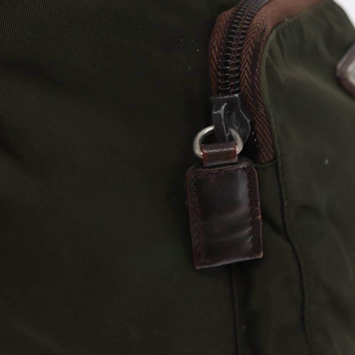 Prada Front Pocket Backpack Tessuto, Khaki, Nylon, Backpack
