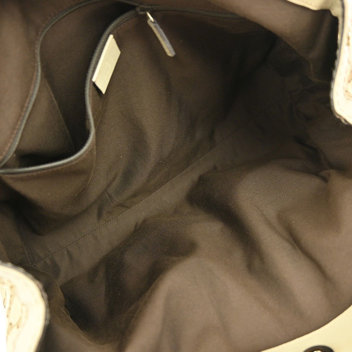 Gucci Sukey Tote GG Canvas with Leather, BEIGE, CANVAS, Tote bag
