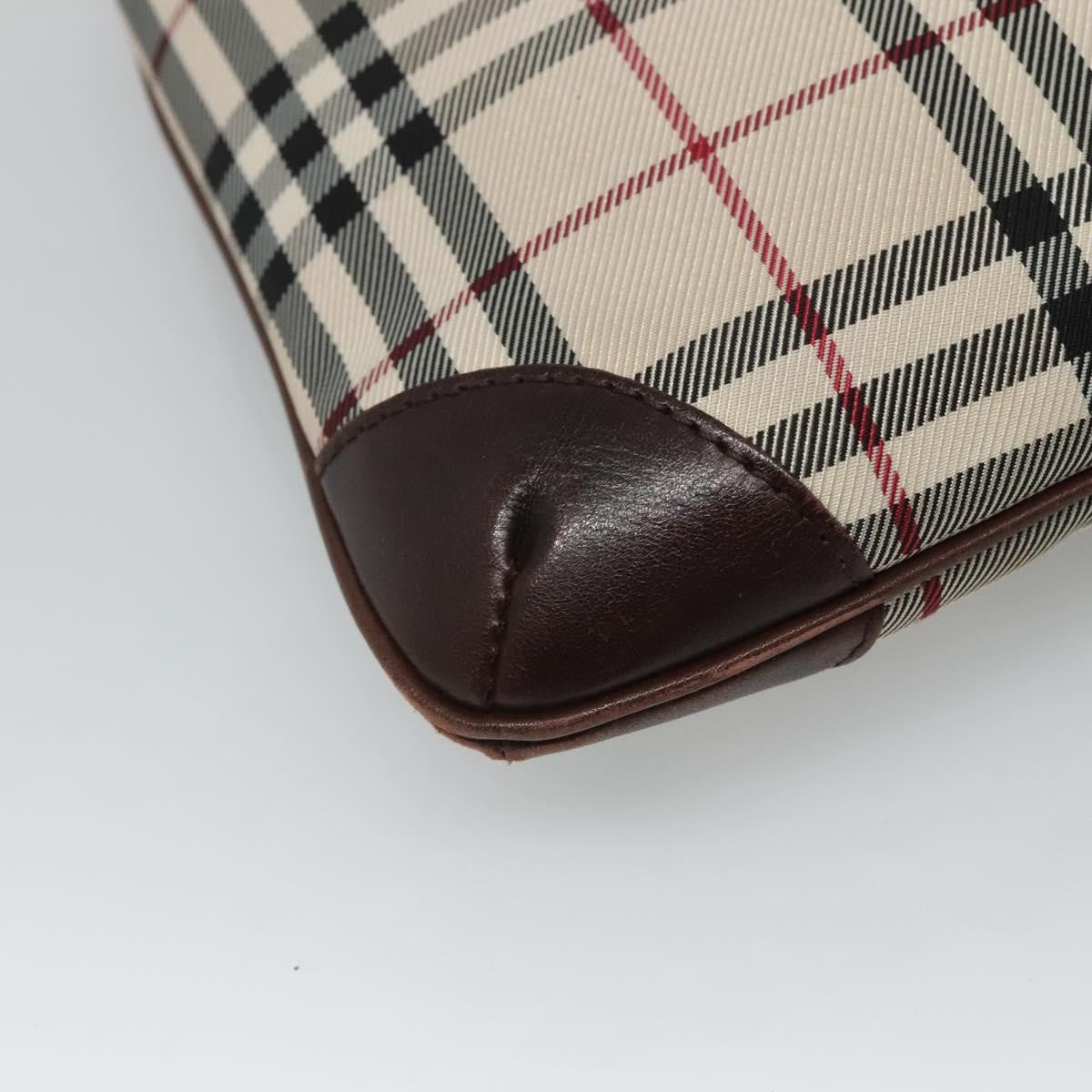 Burberry Nova check Shoulder bag Canvas, BEIGE, CANVAS, Shoulder bag