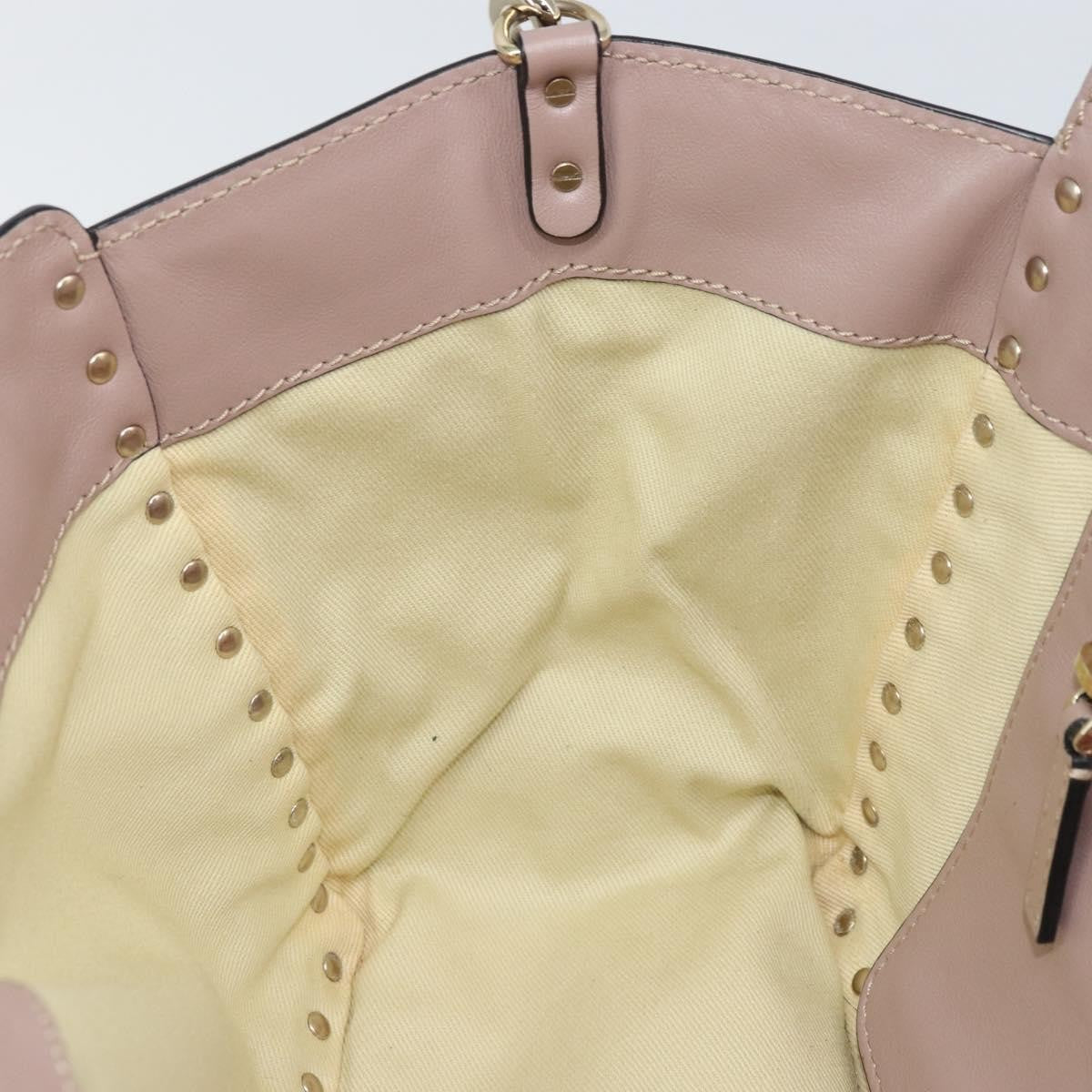 Valentino Garavani Rockstud Tote Soft Leather, PINK, LEATHER, Tote bag