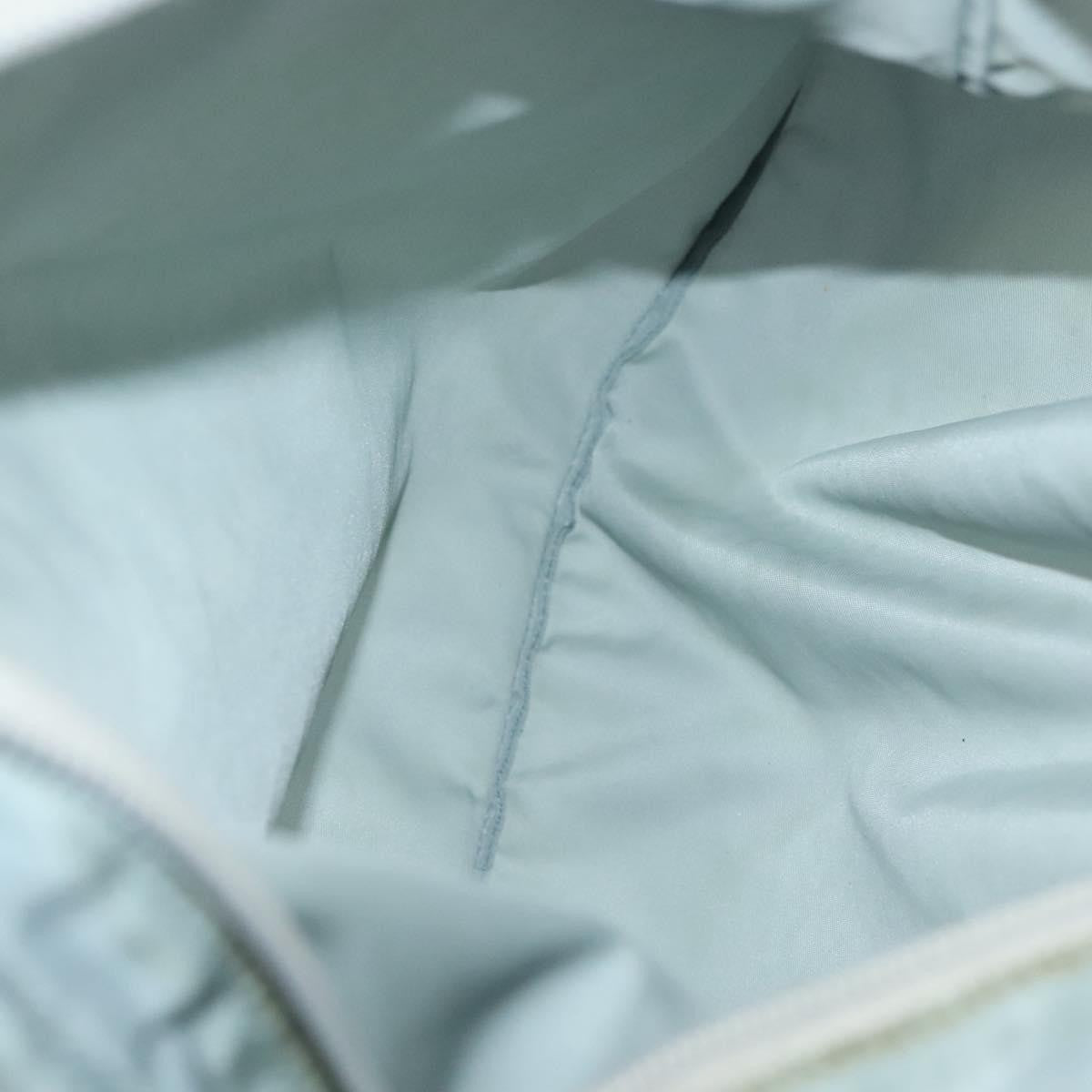 Prada Flat Messenger Bag Tessuto, Blue, Nylon, Shoulder Bag