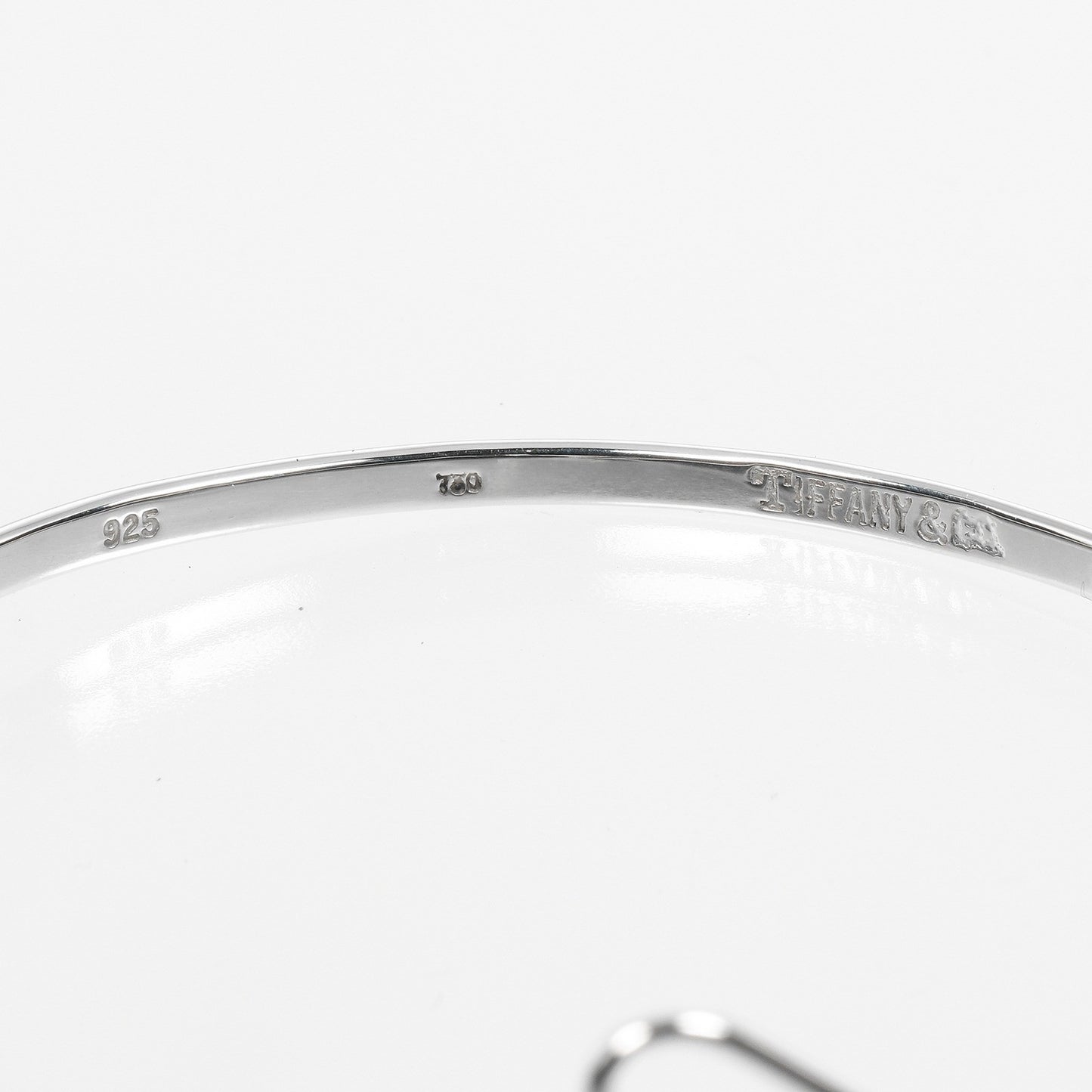 Tiffany & Co. Hook and Eye double heart bracelet Silver925 with K18 yellow gold, SILVER, SILVER, Bracelet