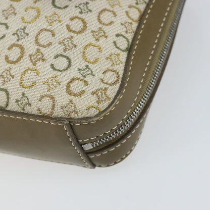 Celine C Macadam Shoulder bag Canvas, KHAKI, CANVAS, Shoulder bag