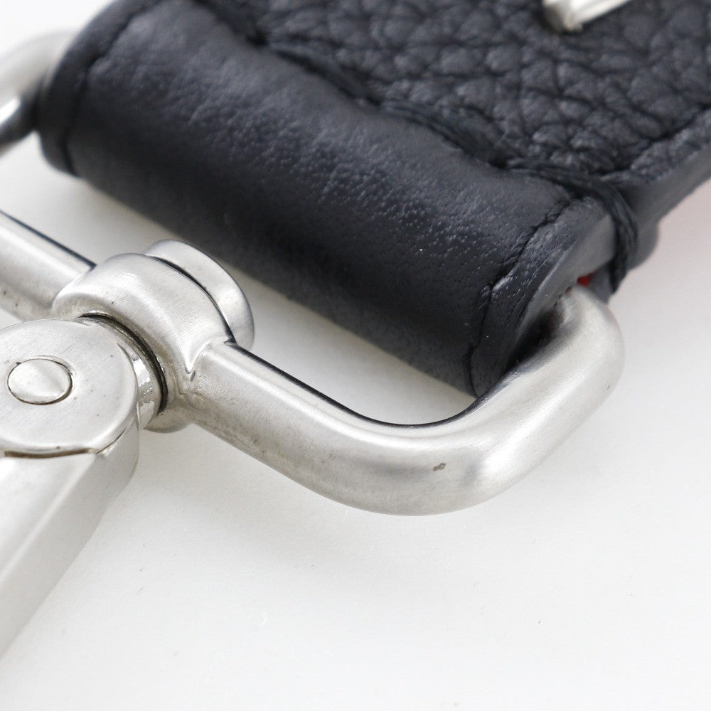 Fendi Selleria Strap You Shoulder Strap Leather, BLACK, LEATHER, Straps