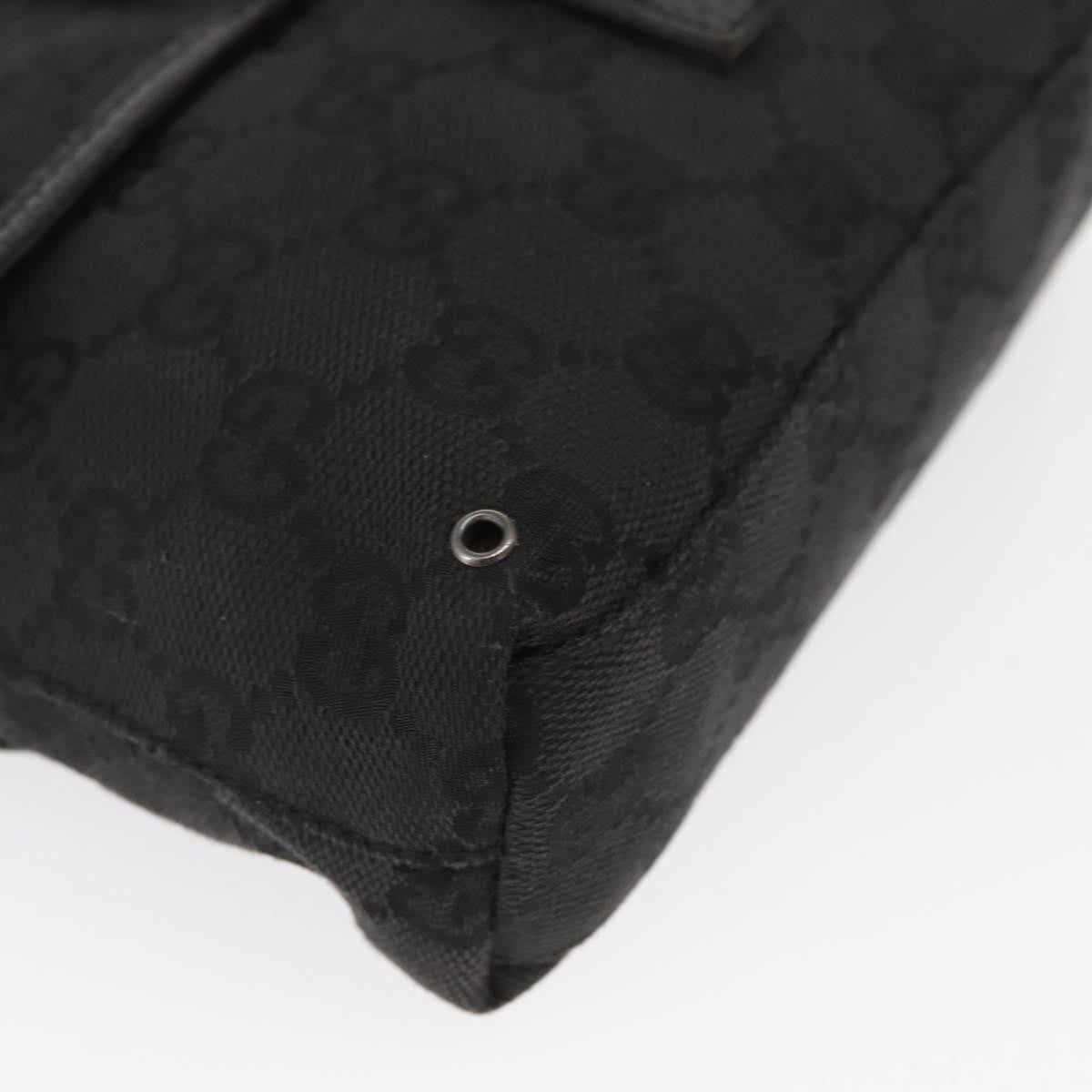 Gucci Vintage Jackie Waist Bag GG Canvas, BLACK, CANVAS, Shoulder bag