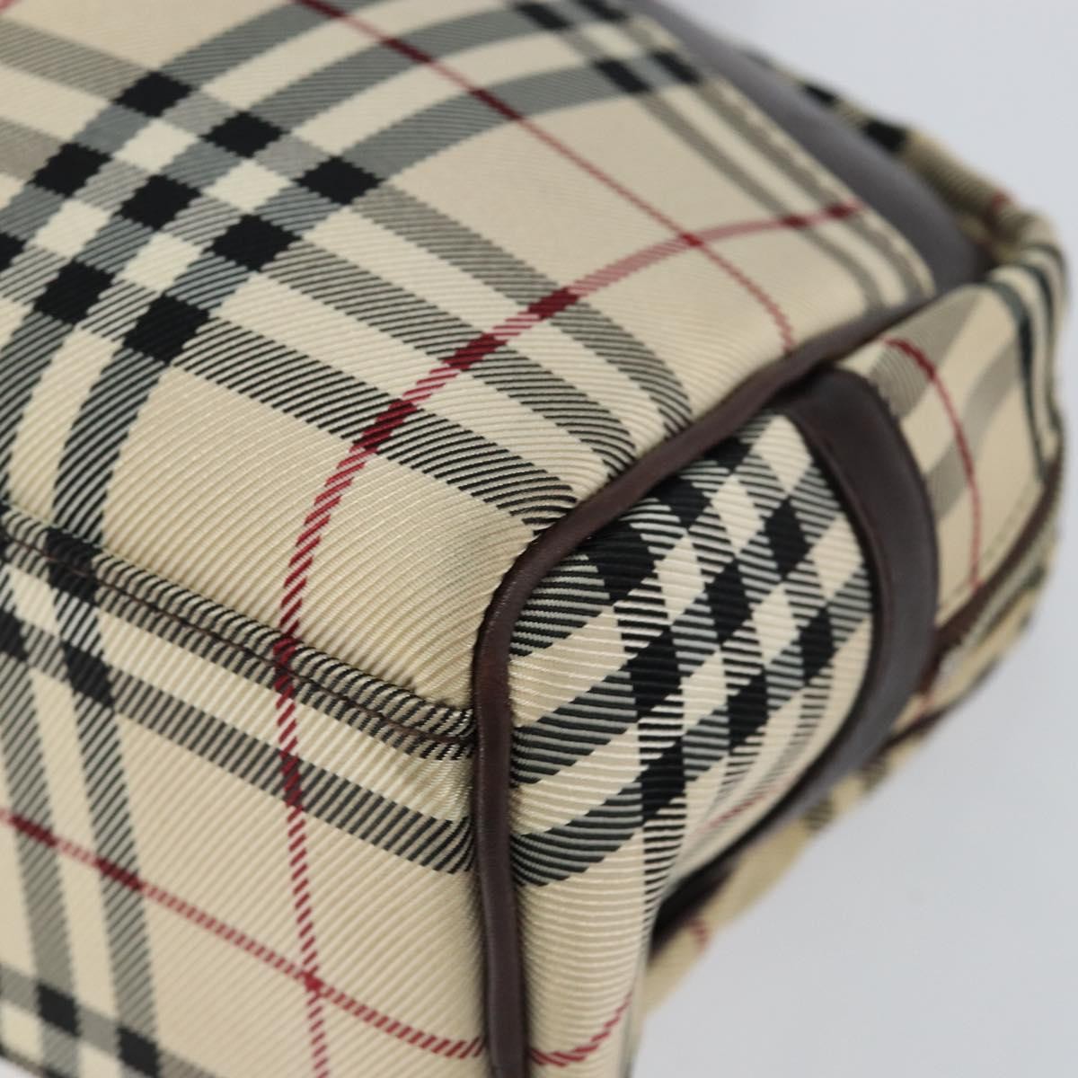 Burberry Nova Check Tote Canvas and Leather, BEIGE, NYLON, Tote bag