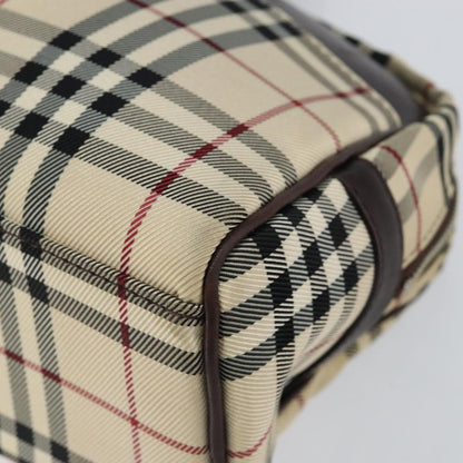 Burberry Nova Check Tote Canvas and Leather, BEIGE, NYLON, Tote bag