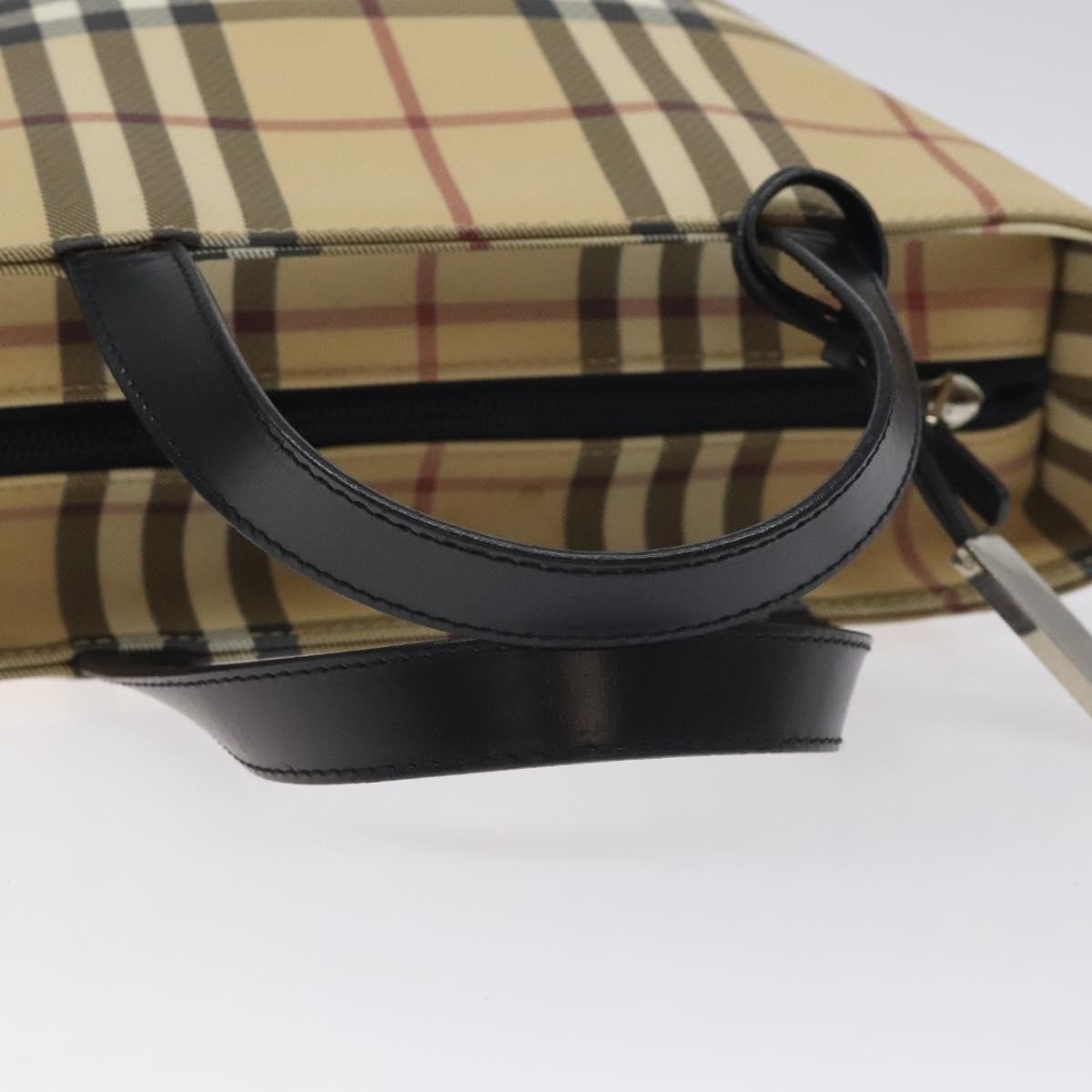Burberry Nova Check Tote canvas check pattern, BEIGE, PVC, Tote bag
