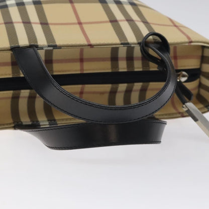Burberry Nova Check Tote canvas check pattern, BEIGE, PVC, Tote bag