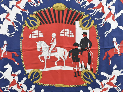 Hermes Carré 90 Silk multicolor, NAVY, SILK, Scarve & shawl