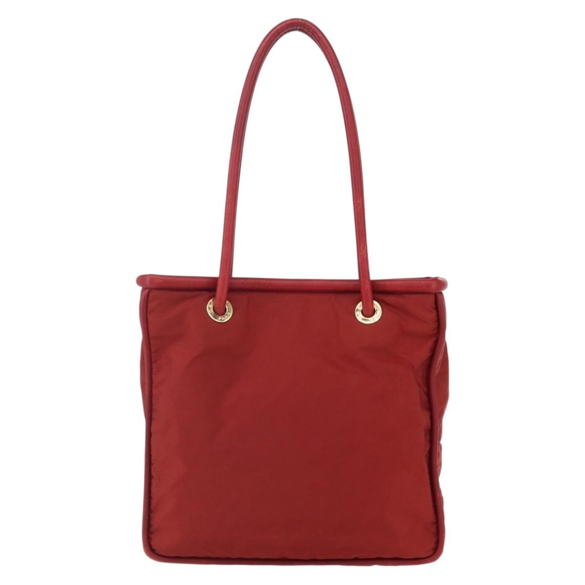 Celine Tote bag Nylon, RED, NYLON, Tote bag