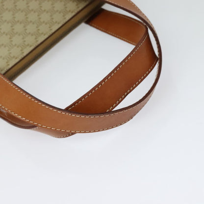 Celine Vintage Macadam Handbag Canvas, Beige, Canvas, Handbag