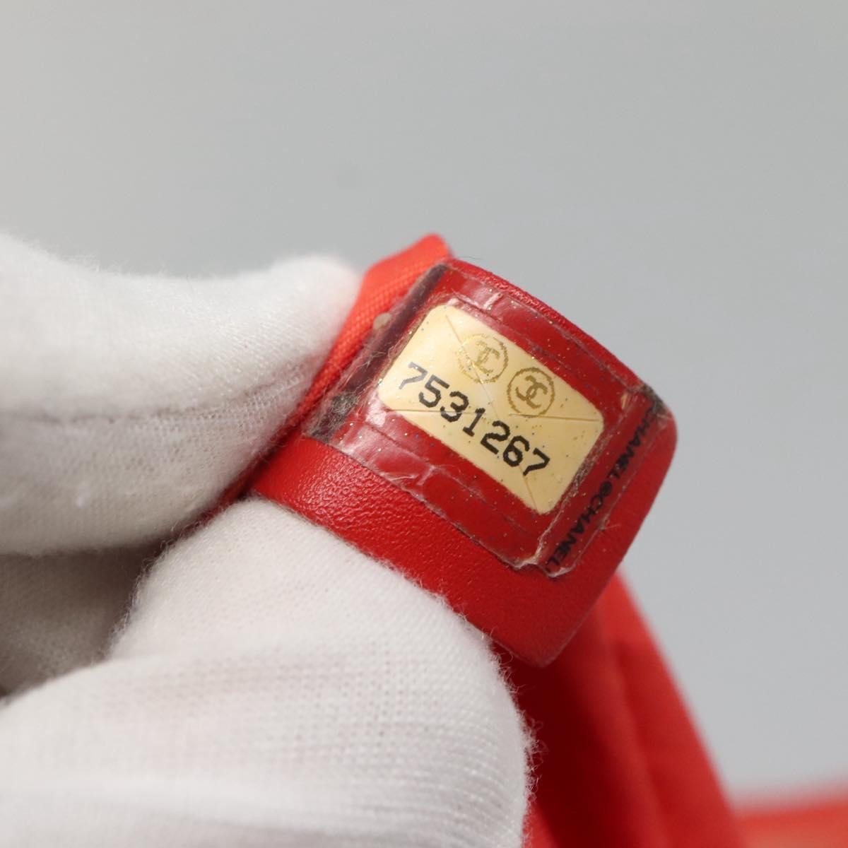 Chanel Travel Line Tote Nylon, RED, NYLON, Tote bag