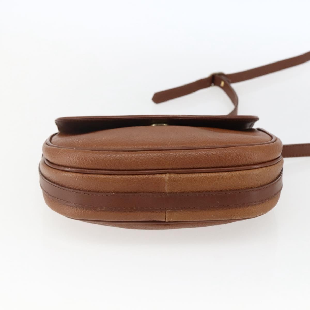 Burberry Vintage Shoulder Bag Leather, BROWN, LEATHER, Shoulder bag