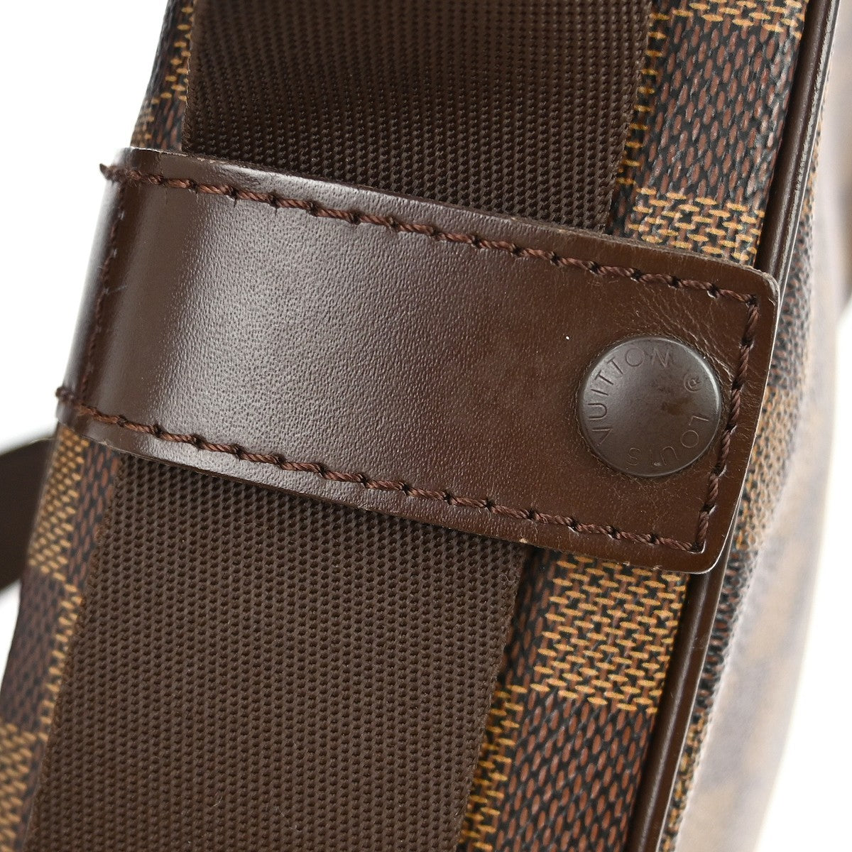 Louis Vuitton Olav Handbag Damier, BROWN, CANVAS, Shoulder bag