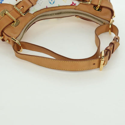Louis Vuitton Greta Handbag Monogram Multicolor, White, Canvas, Shoulder Bag