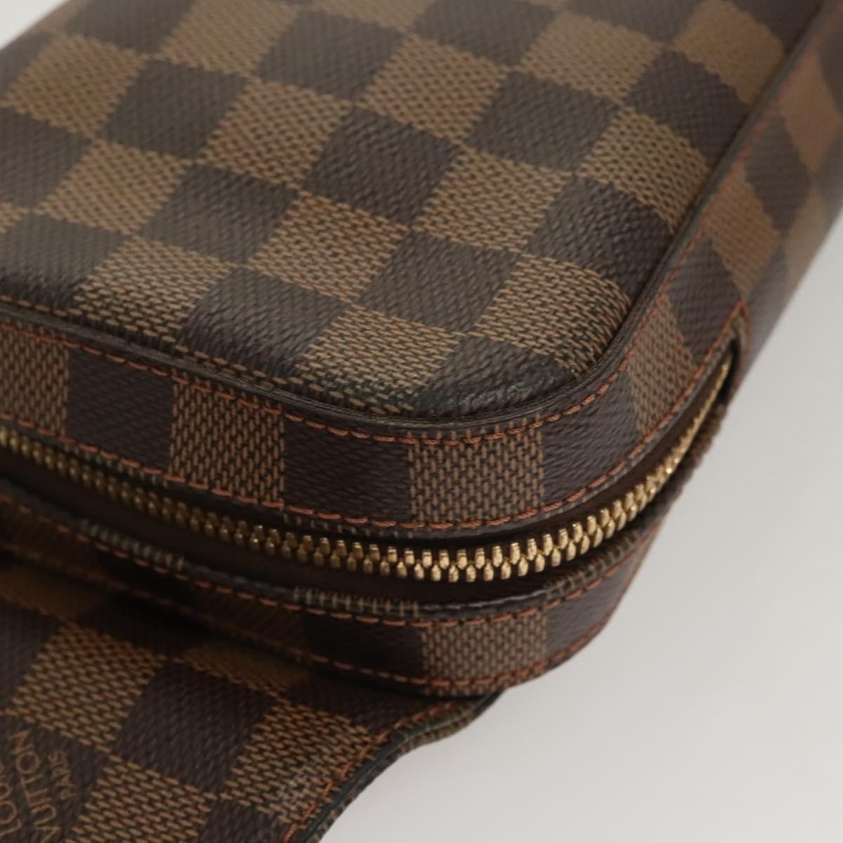 Louis Vuitton Geronimos Waist Bag Damier, BROWN, CANVAS, Shoulder bag