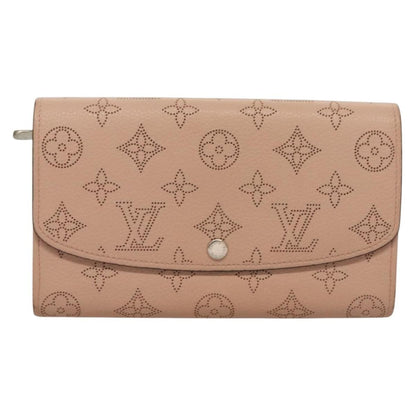 Louis Vuitton Iris Wallet Mahina Leather, PINK, LEATHER, Wallets