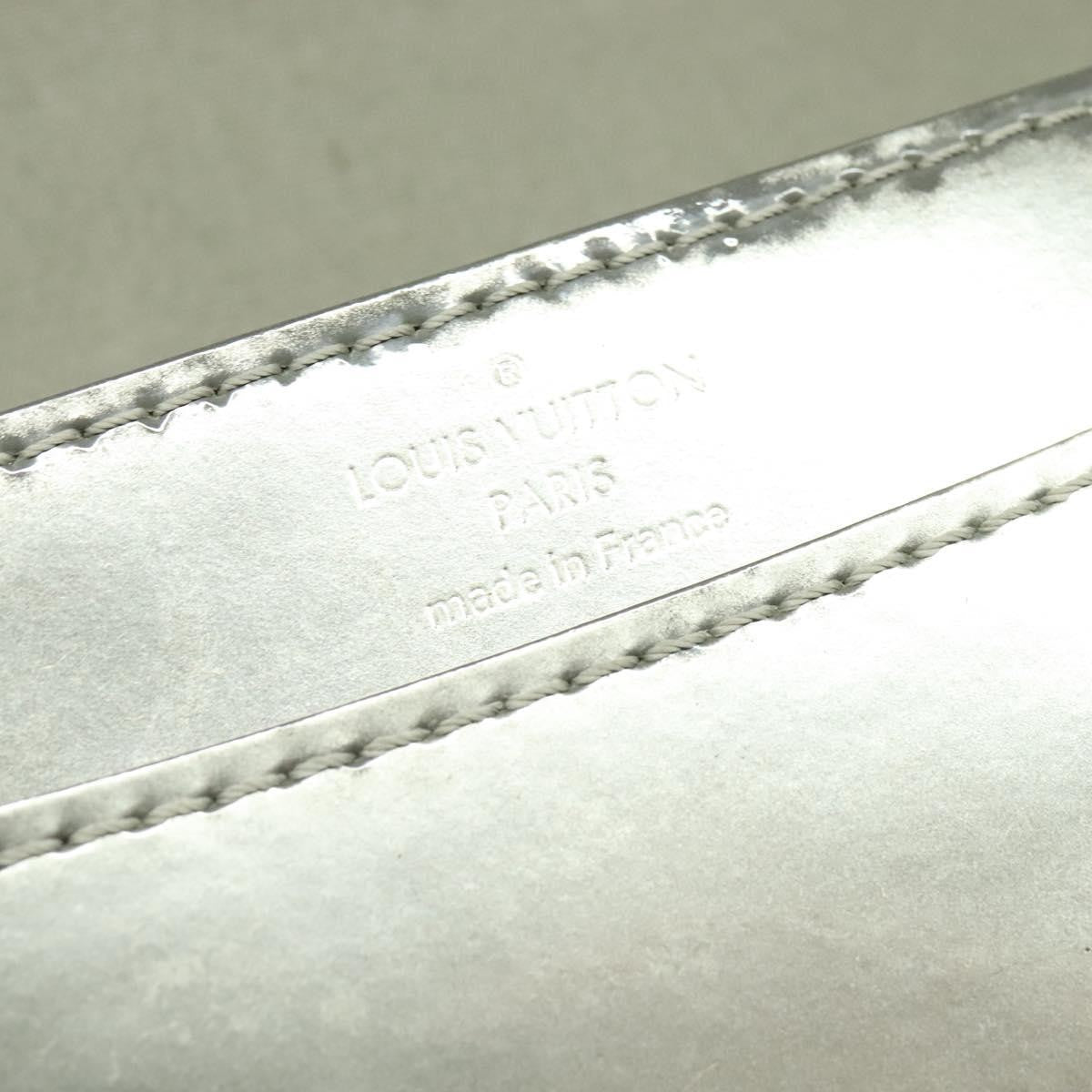 Louis Vuitton Chain Louise Clutch Patent, SILVER, PATENT_LEATHER, Clutche & pouche