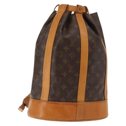 Louis Vuitton Randonnee Pochette Monogram Coated Canvas, BROWN, CANVAS, Shoulder bag
