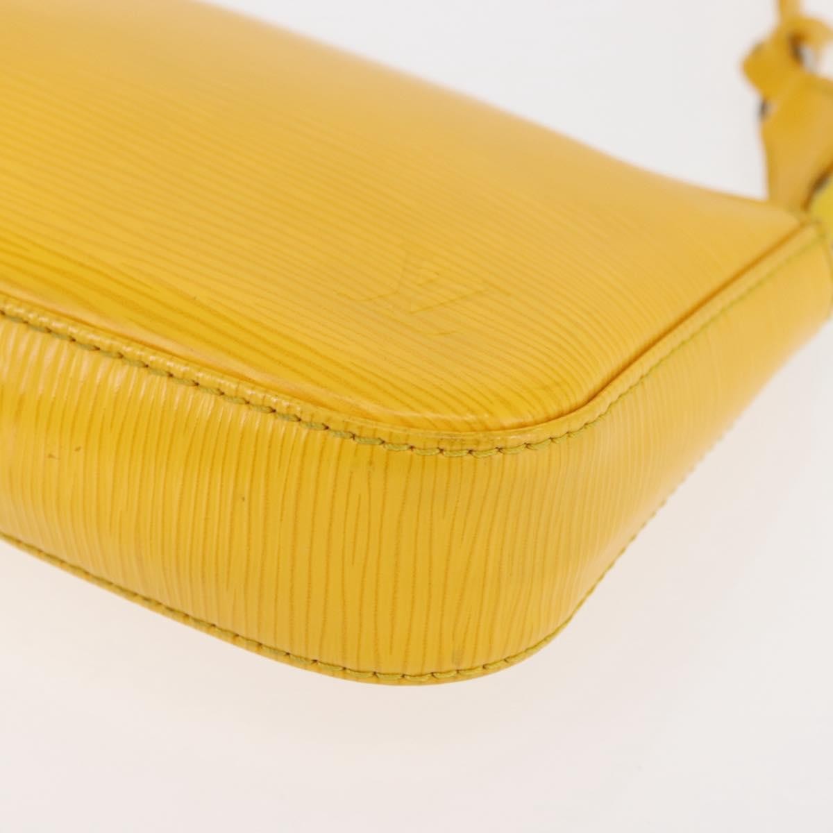 Louis Vuitton Pochette Accessoires NM Epi Leather, YELLOW, LEATHER, Clutche & pouche