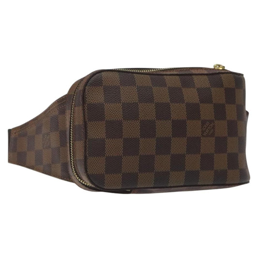 Louis Vuitton Geronimos Waist Bag Damier, BROWN, CANVAS, Shoulder bag