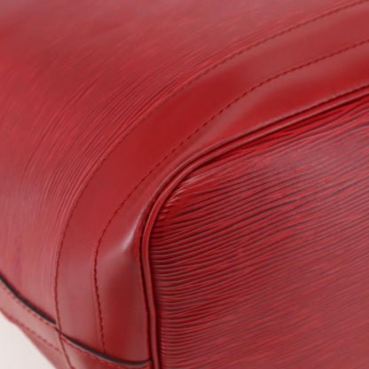 Louis Vuitton Noe Handbag Epi leather, RED, LEATHER, Shoulder bag