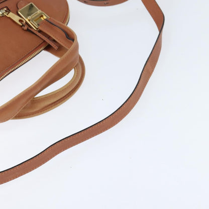 Chloe Angie Tote Leather, BROWN, LEATHER, Tote bag