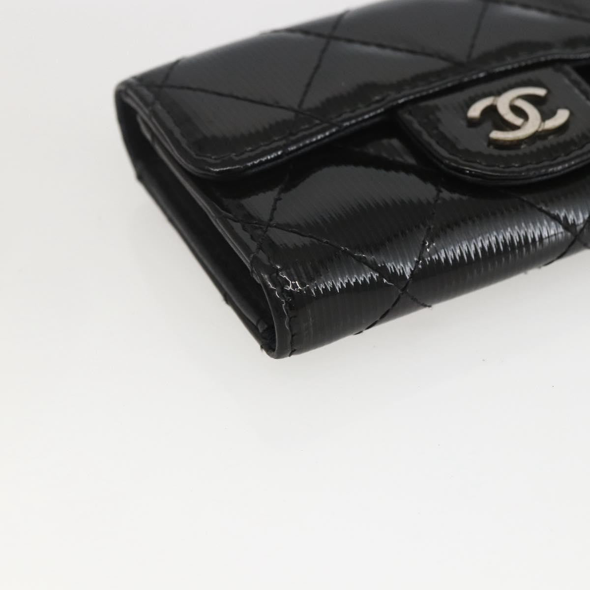 Chanel Vintage CC Keychain Metal, BLACK, EMERALD, Charms and Keychains