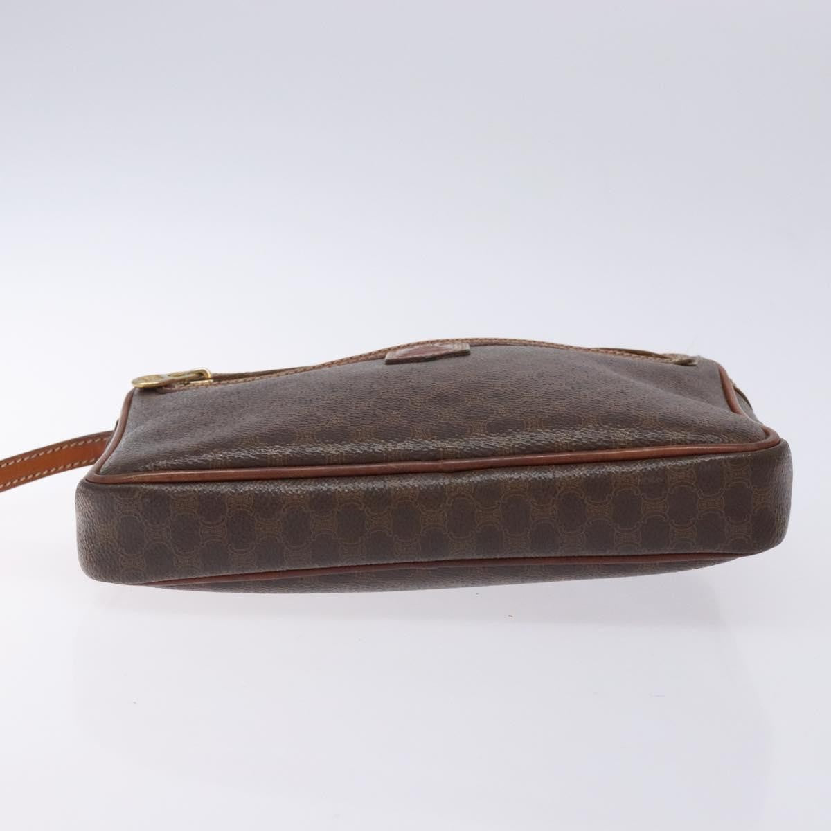 Celine Macadam Pochette Classic, BROWN, PVC, Clutche & pouche