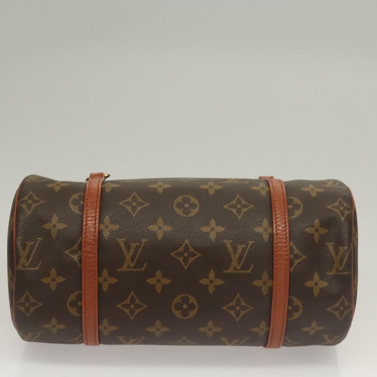 Louis Vuitton Papillon Handbag Monogram Canvas, BROWN, CANVAS, Handbag