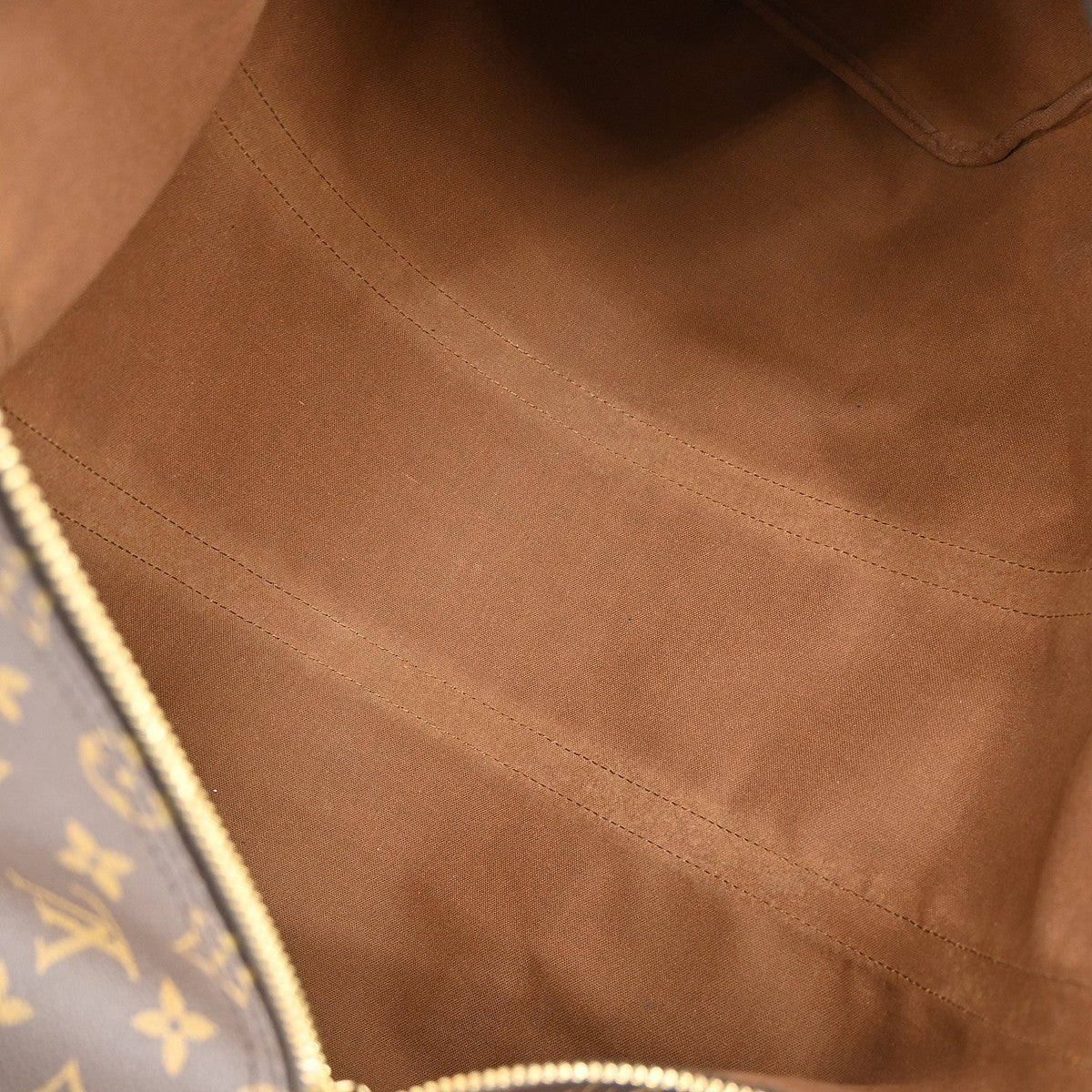 Louis Vuitton Keepall Bag Monogram Canvas, BROWN, CANVAS, Travel bag