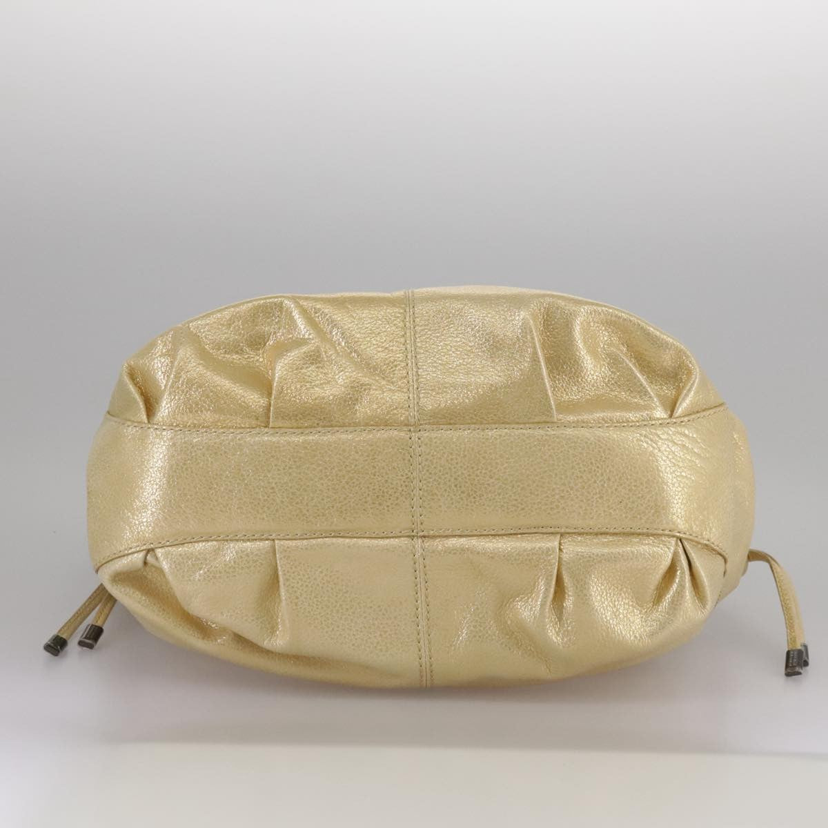 Burberry Blue Label Handbag Leather, GOLD, LEATHER, Handbag