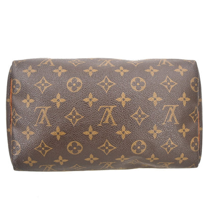 Louis Vuitton Speedy Handbag Monogram Canvas, Brown, Canvas, Handbag