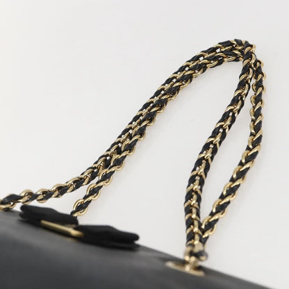 Salvatore Ferragamo Vala Chain Shoulder bag Leather, BLACK, LEATHER, Shoulder bag