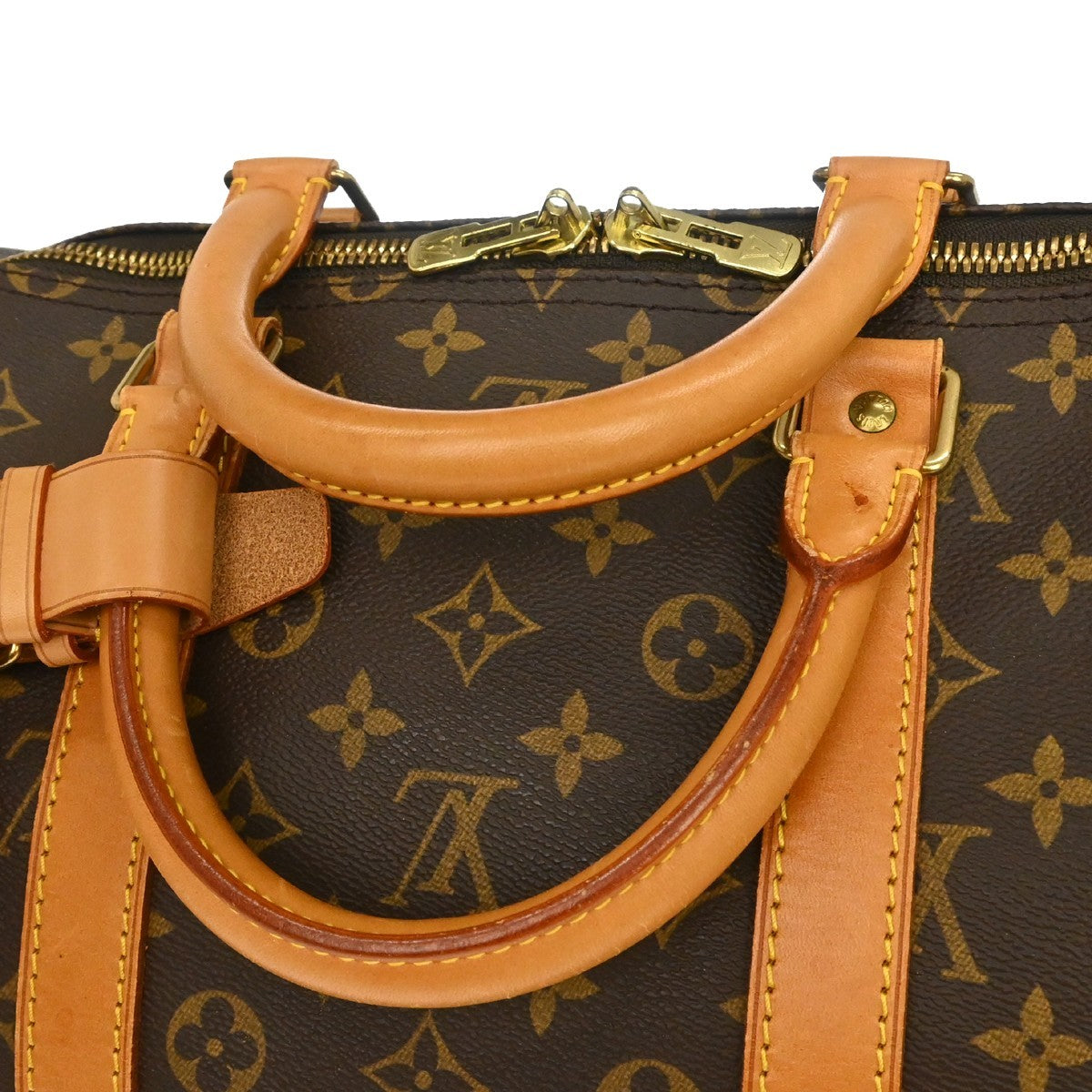 Louis Vuitton Keepall Bag Monogram Canvas, Brown, Canvas, Travel Bag