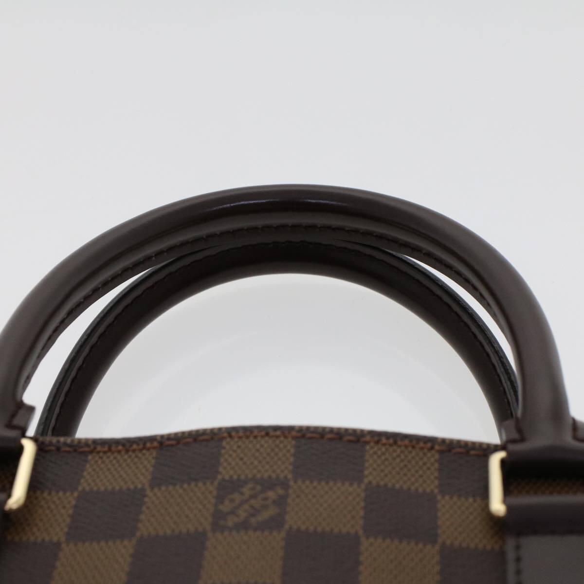 Louis Vuitton Sac Plat Bag Damier, BROWN, CANVAS, Handbag