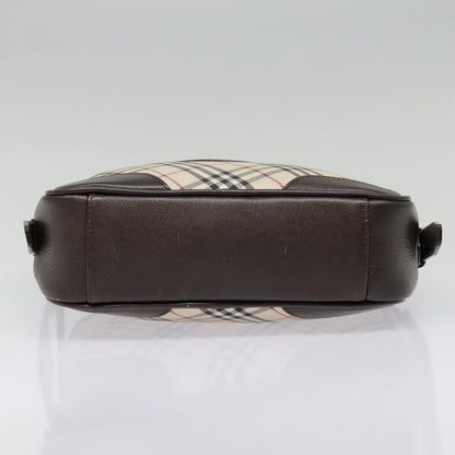 Burberry Camera Crossbody Bag Vintage Check Canvas, BEIGE, CANVAS, Shoulder bag