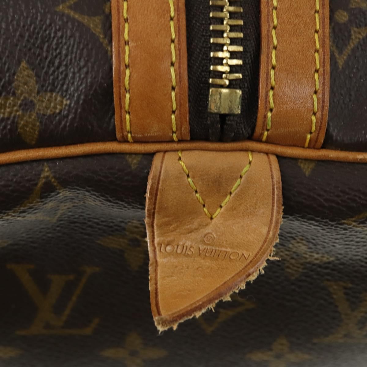 Louis Vuitton Sac Souple Handbag Monogram Canvas, BROWN, CANVAS, Travel bag