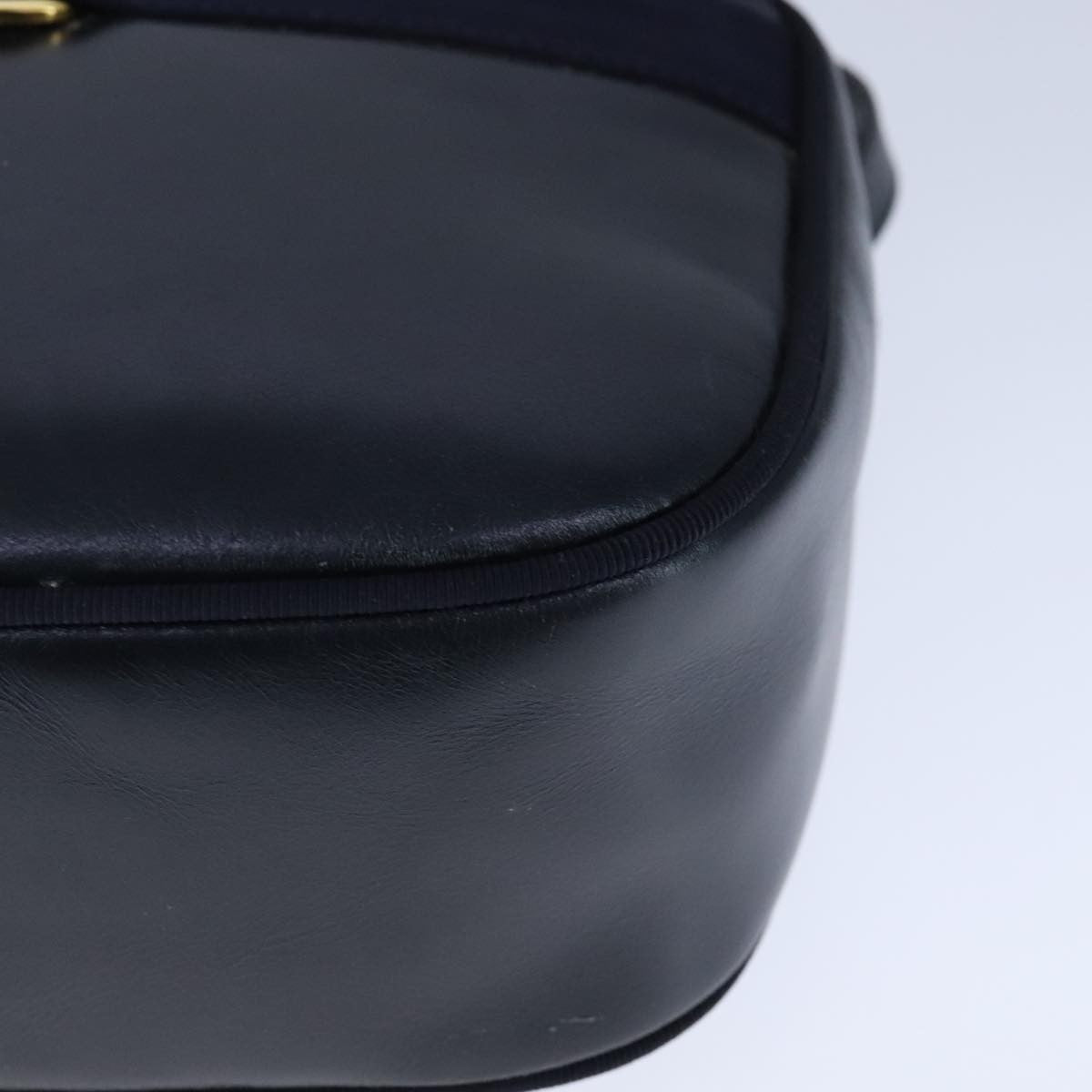 Salvatore Ferragamo Vala Shoulder Bag Leather, NAVY, LEATHER, Shoulder bag