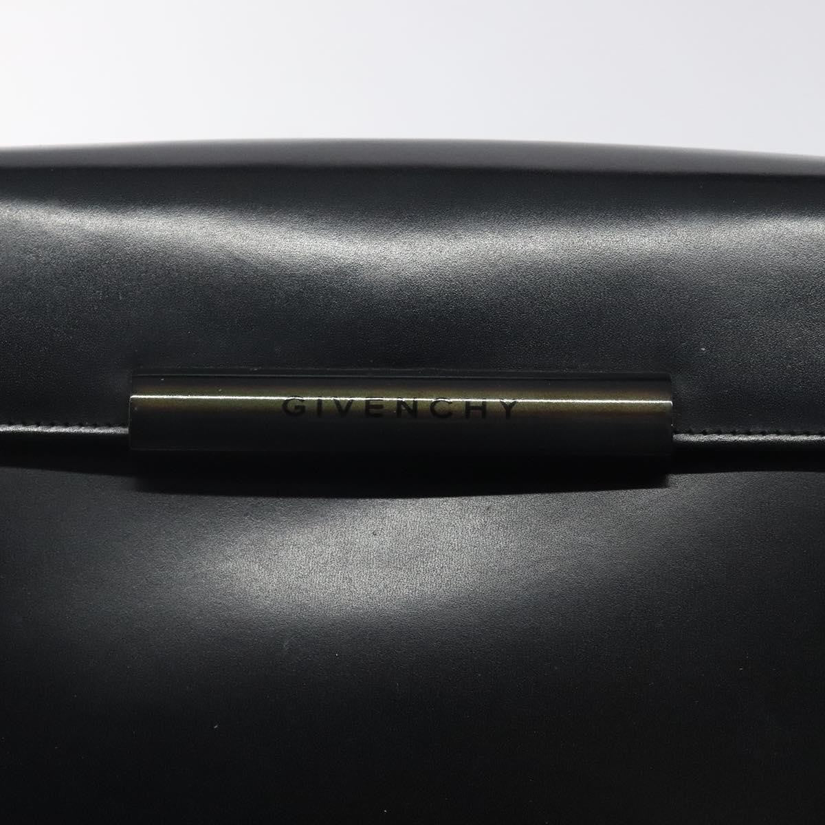 Givenchy Vintage Handbag Leather, BLACK, LEATHER, Handbag