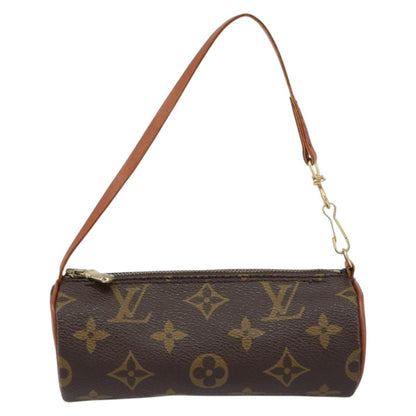 Louis Vuitton Papillon Pochette Monogram Canvas, BROWN, CANVAS, Clutche & pouche